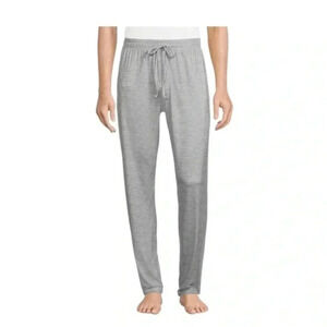 Hanes Men's Knit Sleep Lounge Pants Comfort Soft Light Gray Space XL(40-42)